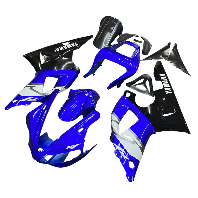 Fairings 2000-2001 Yamaha YZF-R1 Blue Black R1 Racing Generic