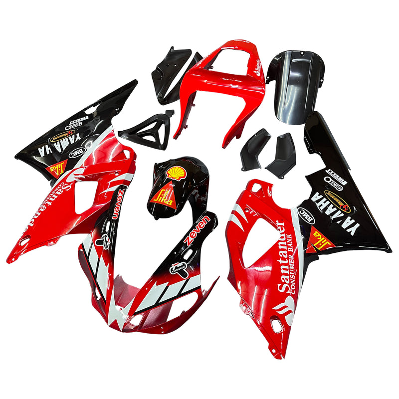 Amotopart Yamaha YZF 1000 R1 2000-2001 Fairing Kit Bodywork Plastic ABS