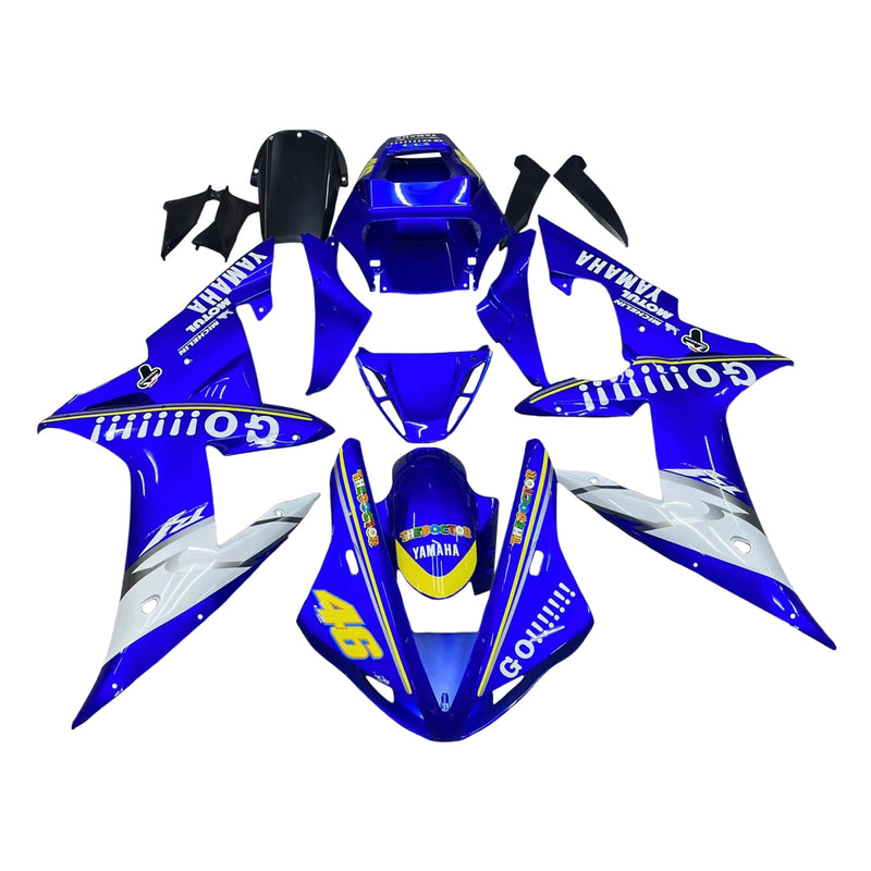 Fairings 2002-2003 Yamaha YZF-R1Blue No.46  R1 Racing Generic