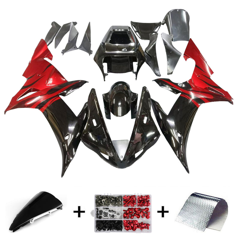 Amotopart Yamaha YZF-R1 2002-2003 Fairing Kit Bodywork Plastic ABS