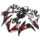 Fairings 2004-2006 Yamaha YZF-R1 Black & Red Flame R1 Racing Generic