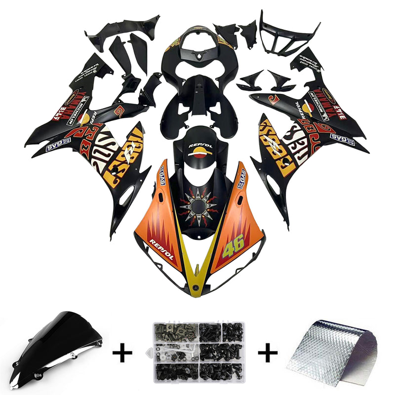 Fairings 2004-2006 Yamaha YZF-R1 Multi-Color Repsol  Generic