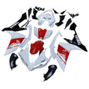 Fairings 2007-2008 Yamaha YZF-R1 White Red Black R1 Racing Generic