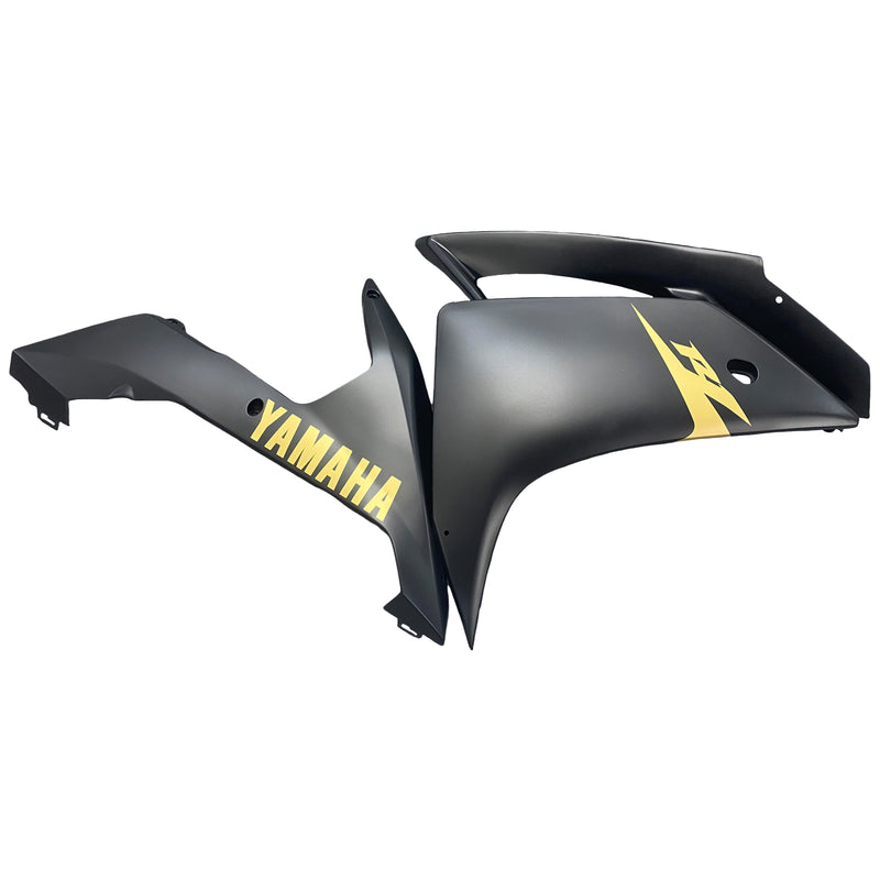 Fairings 2007-2008 Yamaha YZF-R1 Black Matte & Gold R1  Generic