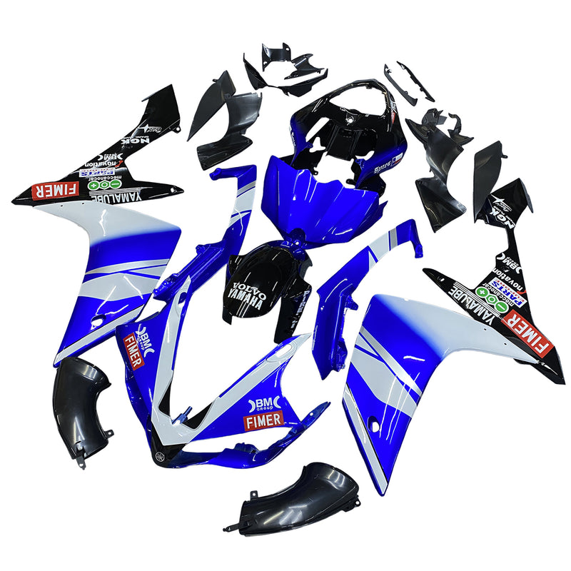 Fairings 2007-2008 Yamaha YZF-R1 Blue Black BMC R1 Racing Generic