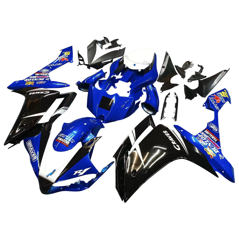 Amotopart Yamaha YZF 1000 R1 2007-2008 Fairing Kit Bodywork Plastic ABS