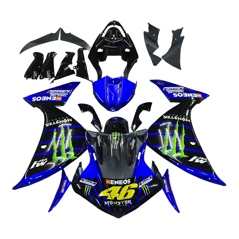 Amotopart Yamaha YZF 1000 R1 2009-2011 Fairing Kit Bodywork Plastic ABS