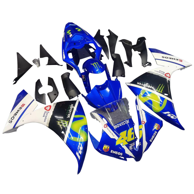 Amotopart Yamaha YZF 1000 R1 2012-2014 Fairing Kit Bodywork Plastic ABS
