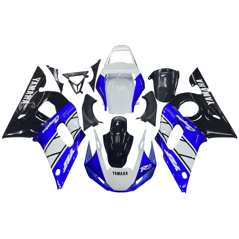 Fairings 1998-2002 Yamaha YZF-R6 Blue Black Champions R6 Racing Generic
