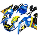 Amotopart Yamaha YZF 600 R6 1998-2002 Fairing Kit Bodywork Plastic ABS