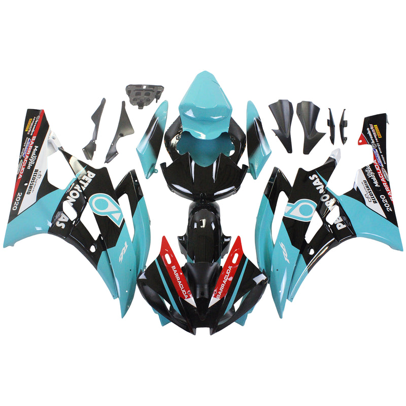 Amotopart Yamaha YZF 600 R6 2006-2007 Fairing Kit Bodywork Plastic ABS