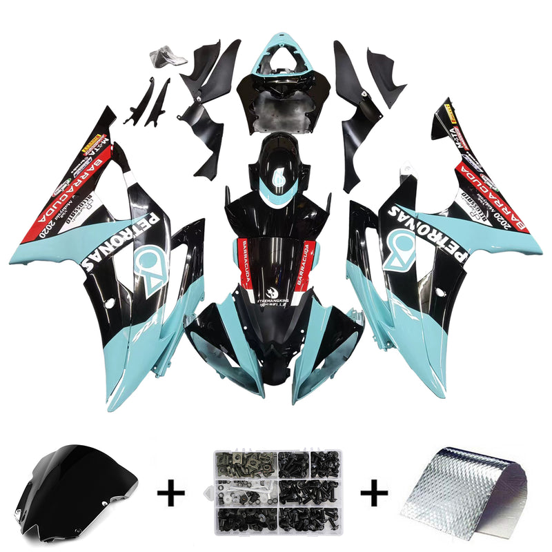 Amotopart Yamaha YZF 600 R6 2008-2016 Fairing Kit Bodywork Plastic ABS