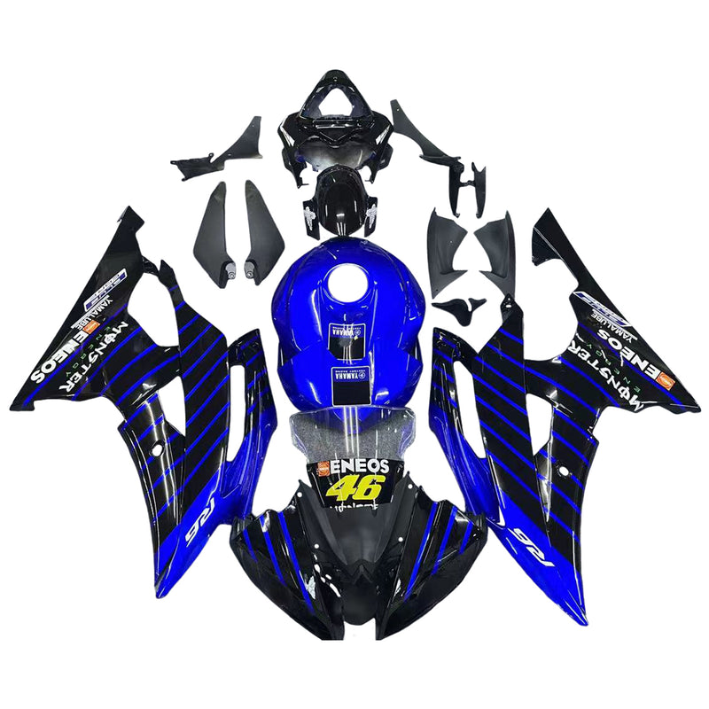 Amotopart Yamaha YZF 600 R6 2008-2016 Fairing Kit Bodywork Plastic ABS