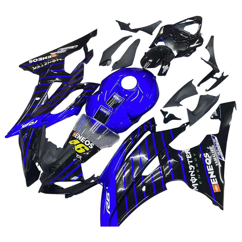 Amotopart Yamaha YZF 600 R6 2008-2016 Fairing Kit Bodywork Plastic ABS