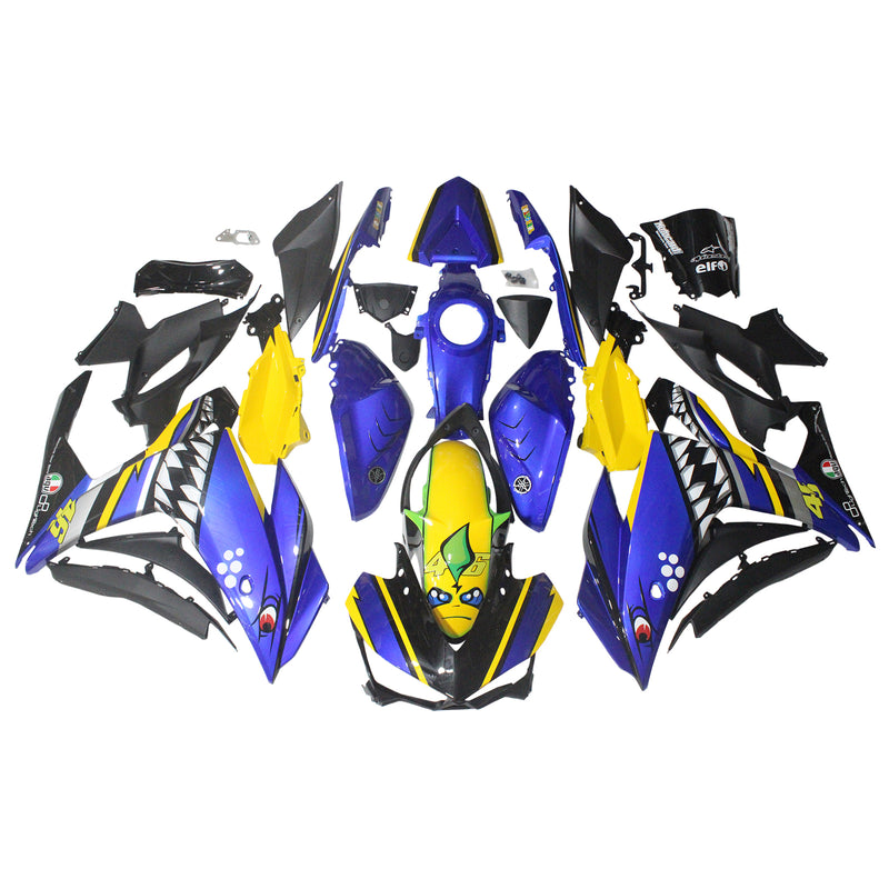 Amotopart Yamaha YZF-R3 2014-2018 R25 2015-2017 Fairing Kit Bodywork ABS