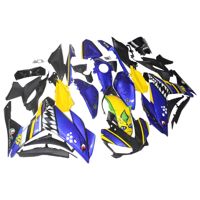 Amotopart Yamaha YZF-R3 2014-2018 R25 2015-2017 Fairing Kit Bodywork ABS