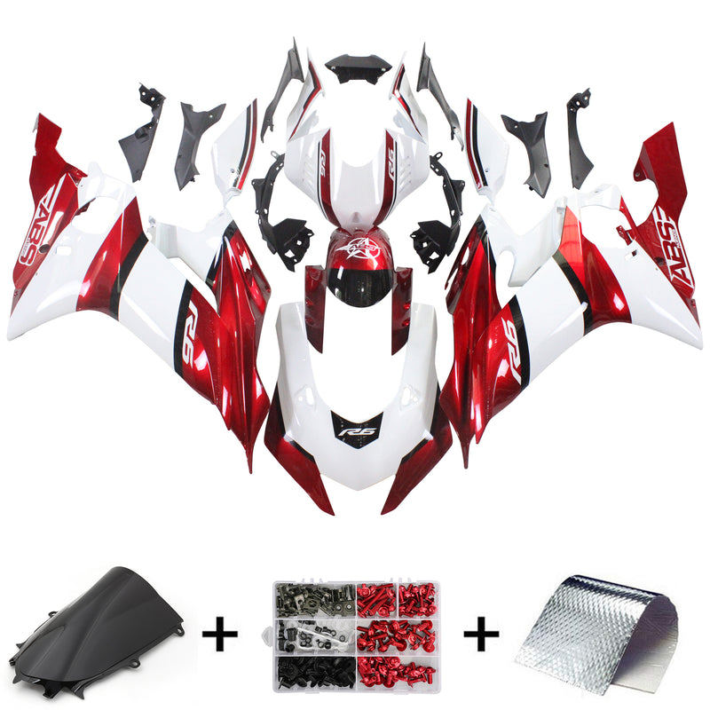 Amotopart Yamaha YZF-R6 2017-2023 Fairing Kit Bodywork Plastic ABS