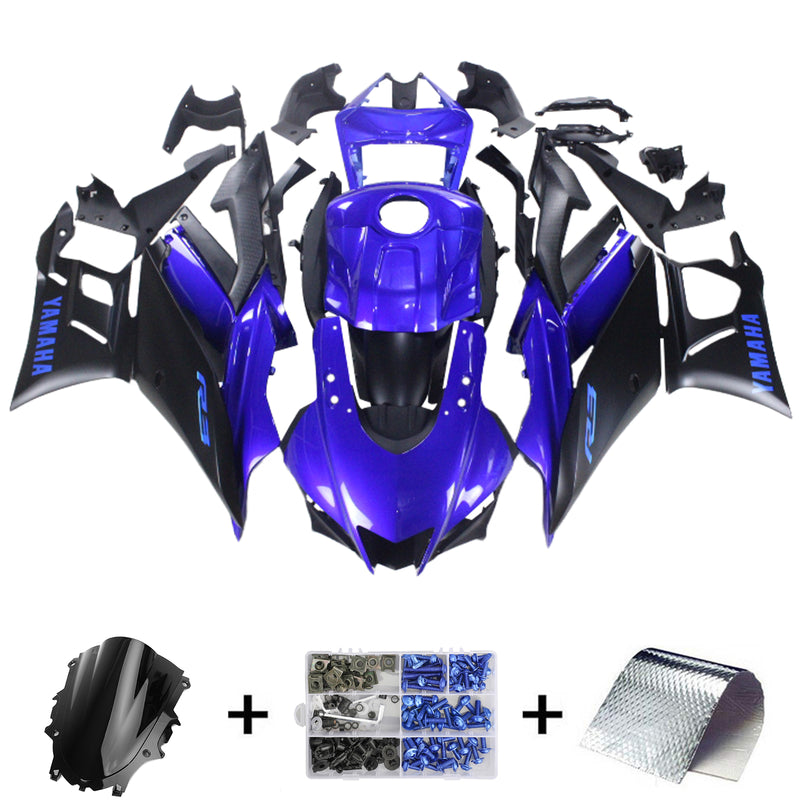 Amotopart Yamaha YZF-R3 R25 2022-2023 Fairing Kit Bodywork Plastic ABS