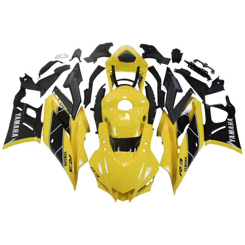 Amotopart Yamaha YZF-R3 R25 2022-2023 Fairing Kit Bodywork Plastic ABS