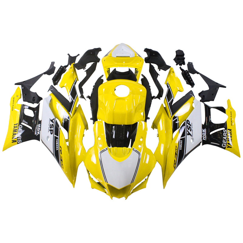 Amotopart Yamaha YZF-R3 R25 2022-2023 Fairing Kit Bodywork Plastic ABS