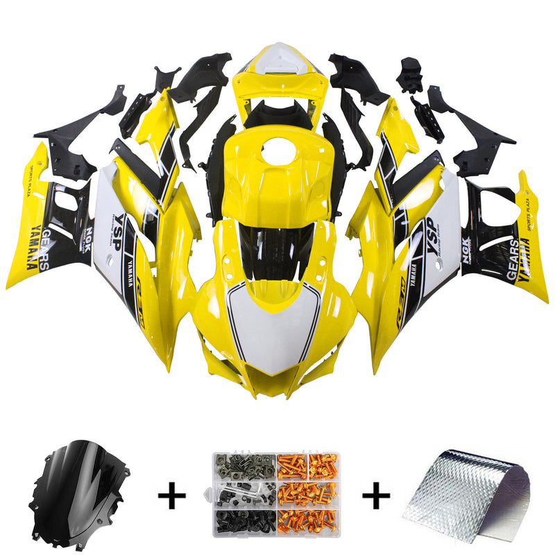 Amotopart Yamaha YZF-R3 R25 2022-2023 Fairing Kit Bodywork Plastic ABS