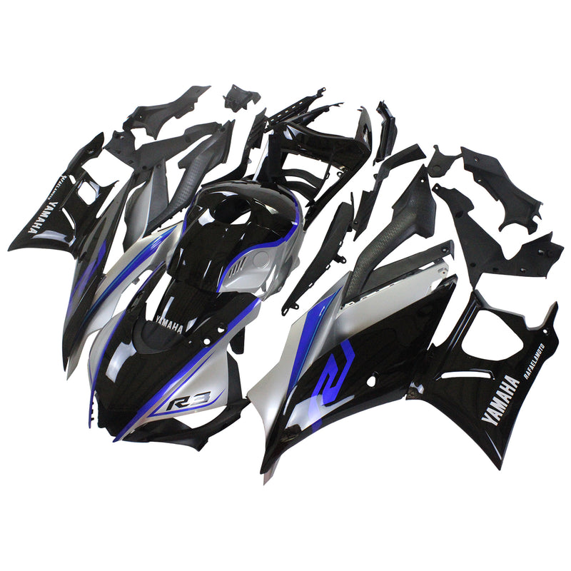 Amotopart Yamaha YZF-R3 R25 2022-2023 Fairing Kit Bodywork Plastic ABS
