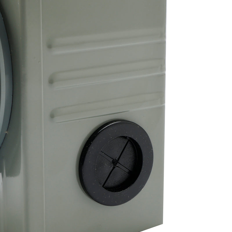 RV 50 Amp Power Inlet Box Outdoor Receptacle 3 Prong Locking Plug with LED Light