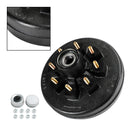 Grease Trailer Hub and Drum Assembly for 5.2K-7K Axles-12"-8 on 6.5-Pre-Greased