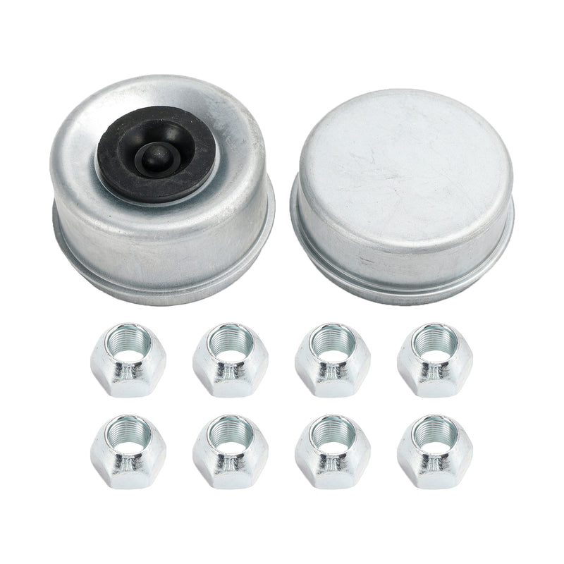 Grease Trailer Hub and Drum Assembly for 5.2K-7K Axles-12"-8 on 6.5-Pre-Greased