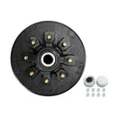 Grease Trailer Hub and Drum Assembly for 5.2K-7K Axles-12"-8 on 6.5-Pre-Greased