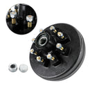 Grease Trailer Hub and Drum Assembly for 7K Axles - 12"-8 on 6-1/2-Pre-Greased