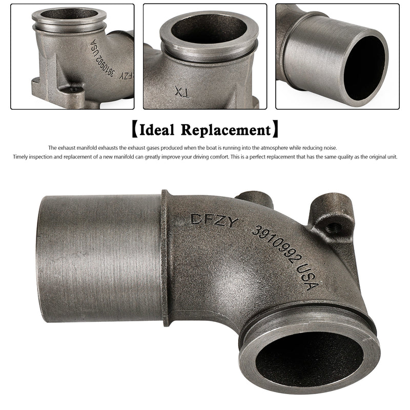 3910992 Outlet Connection Exhaust Manifold Tube For Cummins 4BT 6BT