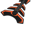 Motorcycle Bike Rubber Tank Pad Gas Protector Sticker Cover Fish Bone Pad Generic