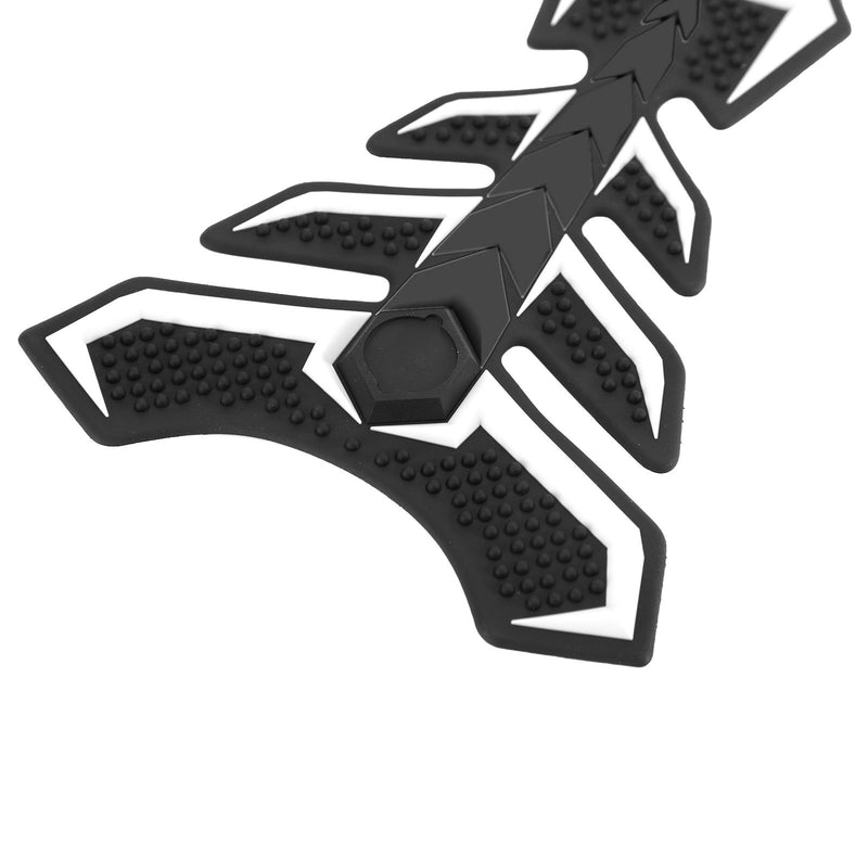 Motorcycle Bike Rubber Tank Pad Gas Protector Sticker Cover Fish Bone Pad Generic