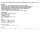 Black Pair ABS Sensor Protection Guard for Yamaha Tracer 900 / GT FJ-09 2015-2020 Generic