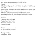 Suzuki GN125 GN250 Motorbike Rear Hugger Fender Mudguard Motorcycle