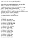 Voltage Regulator Rectifier For Yamaha BW350 DT125E DT125R XT350 XT350 N F H G Generic