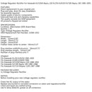 VOLTAGE REGULATOR FOR KAWASAKI KL250 KLR250 KL600 KLR600 1984-2005 5 PINS Generic