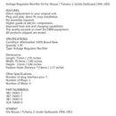 Voltage Regulator Rectifier for Tohatsu M40D M50D M60B M70B M90A 2002-2005 Generic