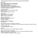 Rectifier Regulator 6J8-81960-00 Fit for Yamaha 6hp - 50hp 1990 - 2013 Outboard