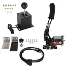 USB Handbrake w Clamp and H Shifter for Logitech G29 Steering Wheel Sim Racing