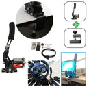 USB Handbrake w Clamp and H Shifter for Logitech G29 Steering Wheel Sim Racing