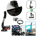 USB Handbrake w Clamp and H Shifter for Logitech G29 Steering Wheel Sim Racing