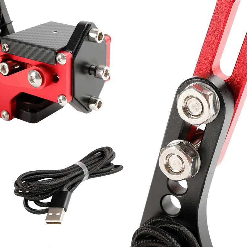 USB Handbrake with L Clip and H Shifter for Thrustmaster T300RS/GT Racing Game
