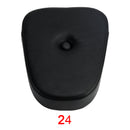 Universal Backrest Cushion Pad for Honda Kawasaki Suzuki Touring Yamaha Black Generic
