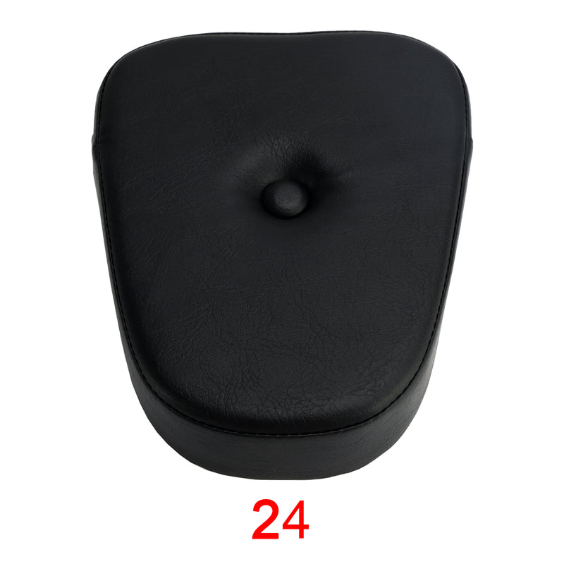 Universal Backrest Cushion Pad for Honda Kawasaki Suzuki Touring Yamaha Black Generic