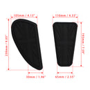 3x Fuel Petrol Tank Custom Knee Pads Union Jack For Bonneville T100 T120 Bobber