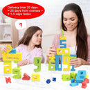 Number Blocks Educational Toys Building Math Balanced Stacking Memory Training