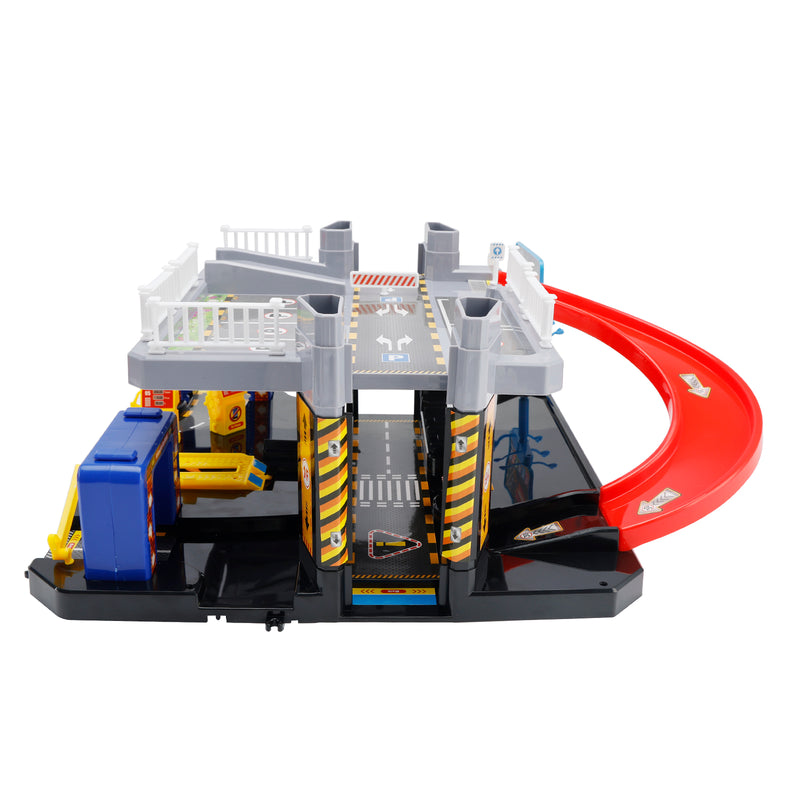 Intelligent City Six Floor Track Parking Lot Toy With 8 Cars For Kids Age 3-8
