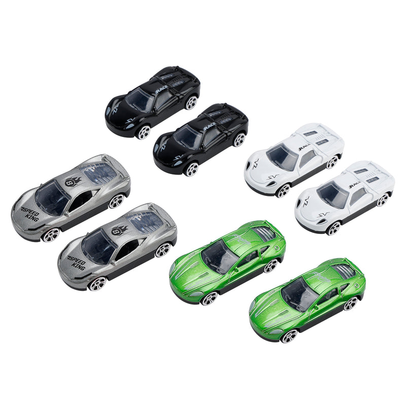 Intelligent City Six Floor Track Parking Lot Toy With 8 Cars For Kids Age 3-8